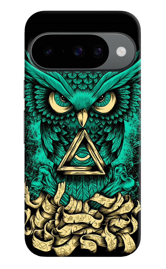 Green Owl Google Pixel 10 Hard Case Back Cover by Casekaro