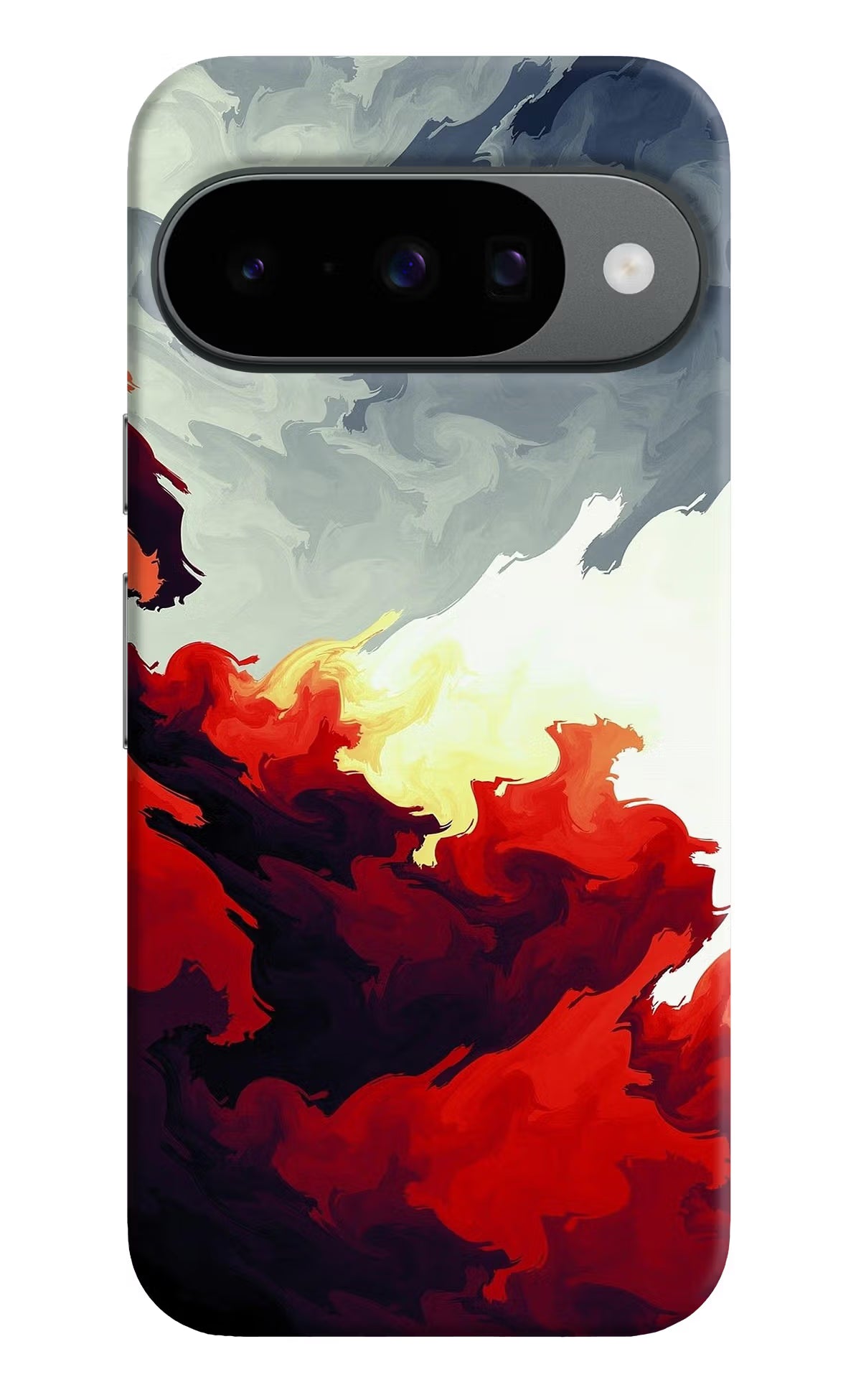 Fire Cloud Google Pixel 10 Hard Case Back Cover by Casekaro