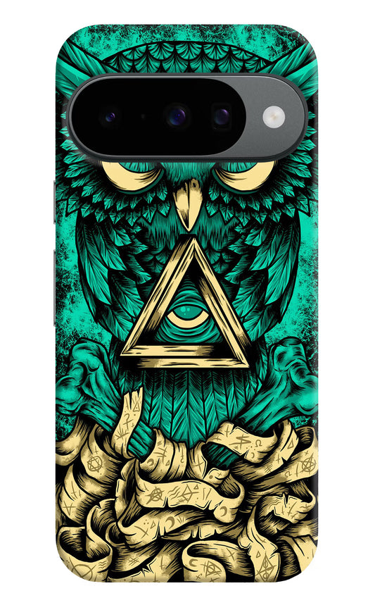 Green Owl Google Pixel 10 Hard Case Back Cover by Casekaro