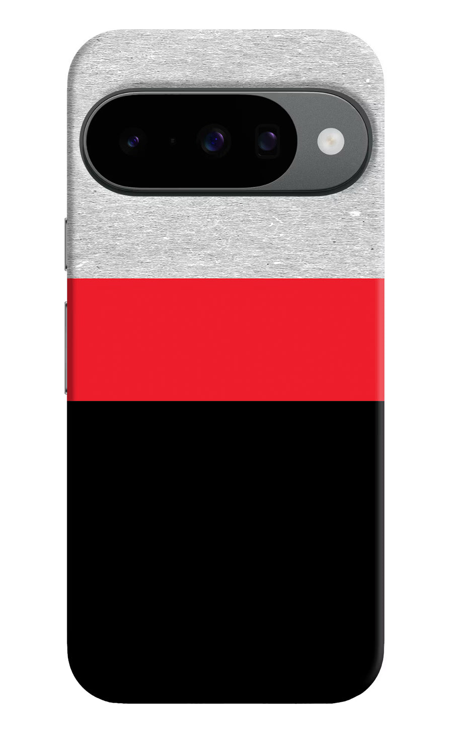 Tri Color Pattern Google Pixel 10 Back Cover, Hard case