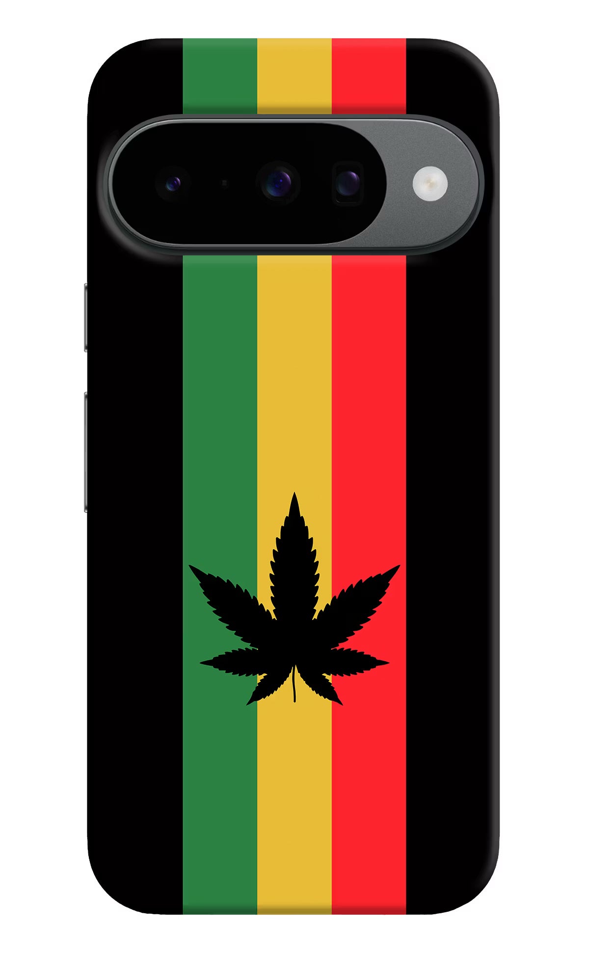 Weed Flag Google Pixel 10 Hard Case Back Cover by Casekaro