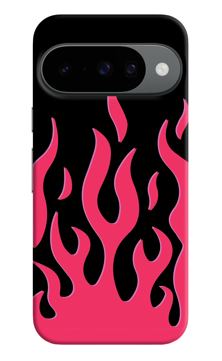 Fire Flames Google Pixel 10 Back Cover, Hard case