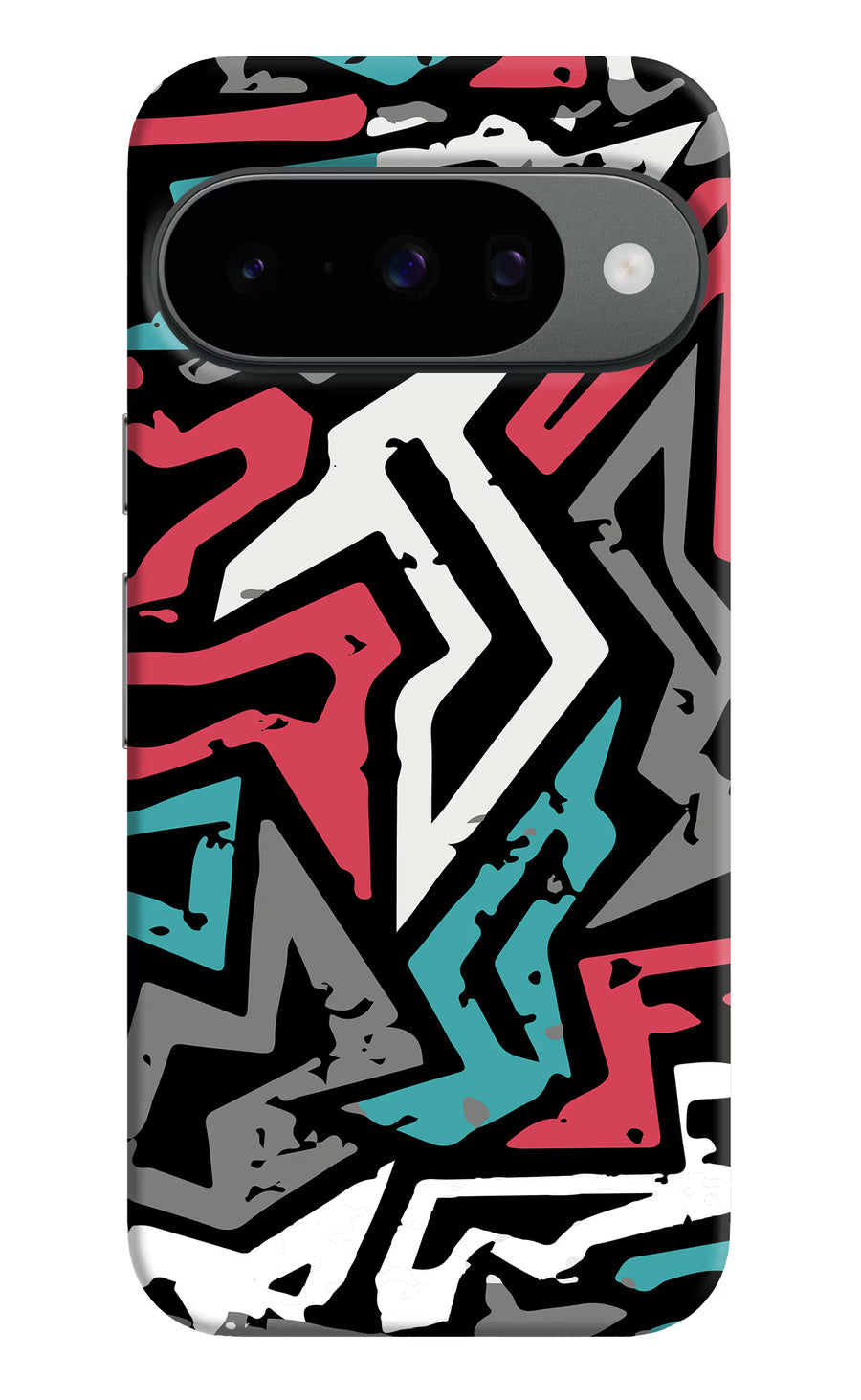 Geometric Graffiti Google Pixel 10 Back Cover, Hard case