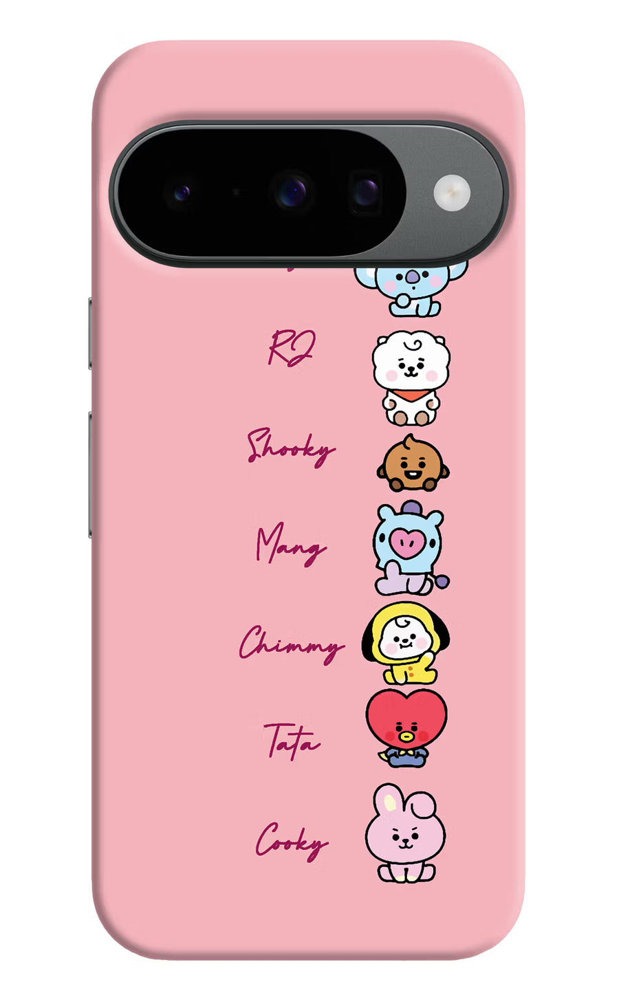BTS names Google Pixel 10 Back Cover, Hard case