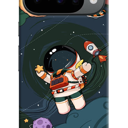 Cartoon Astronaut Google Pixel 10 Hard Case Back Cover by Casekaro