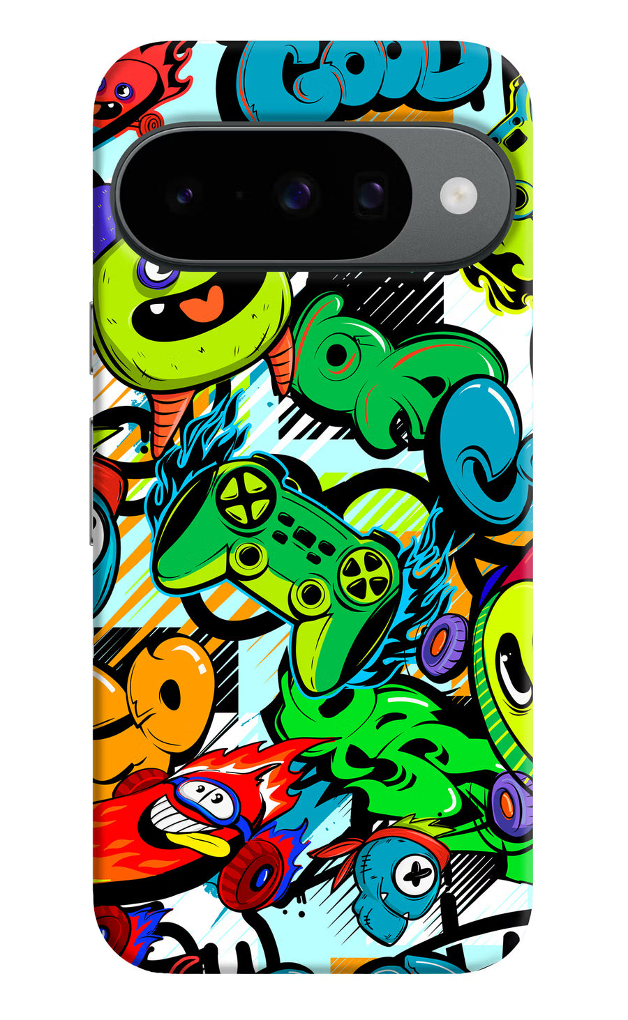 Game Doodle Google Pixel 10 Back Cover, Hard case