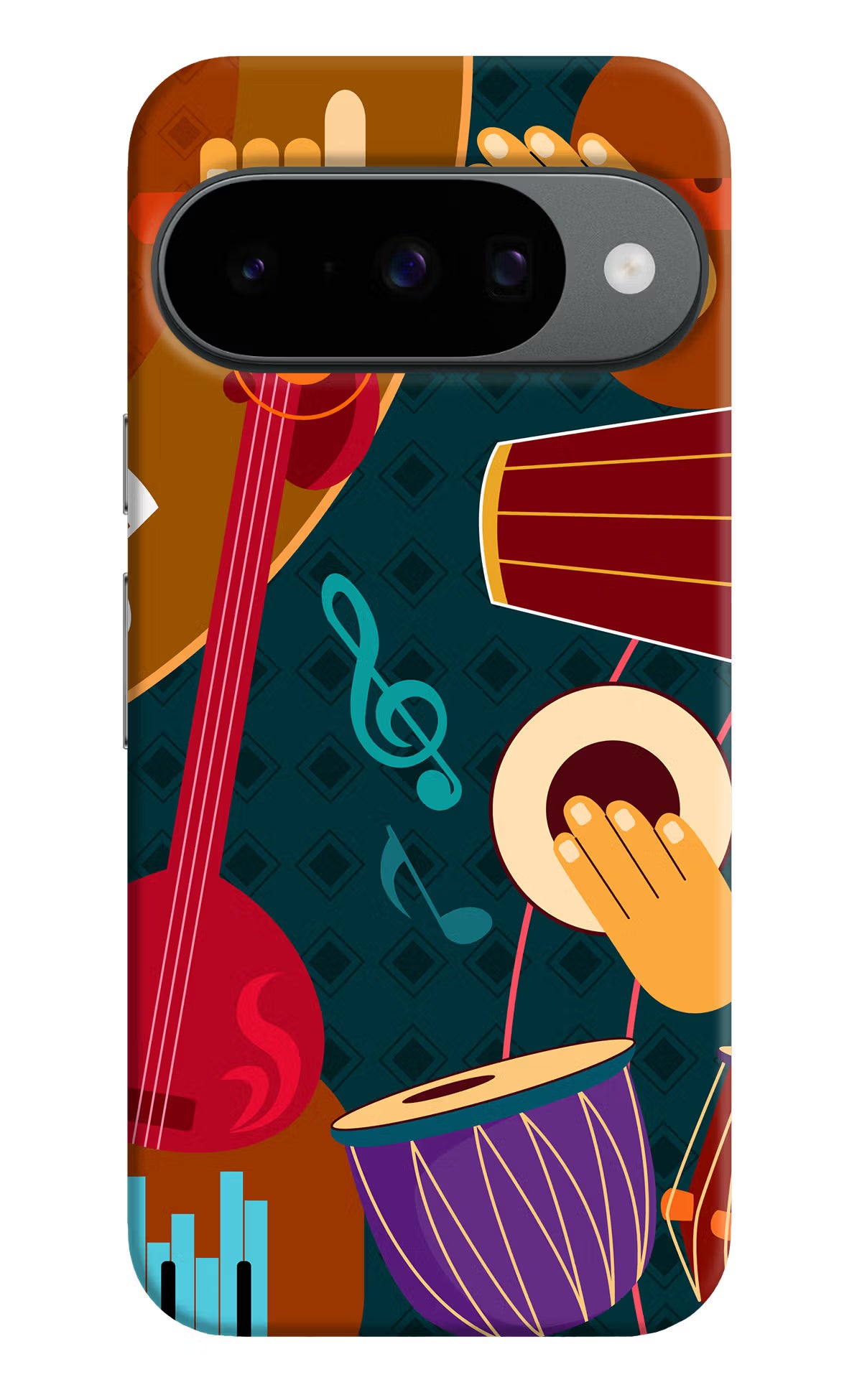 Music Instrument Google Pixel 10 Hard Case Back Cover by Casekaro