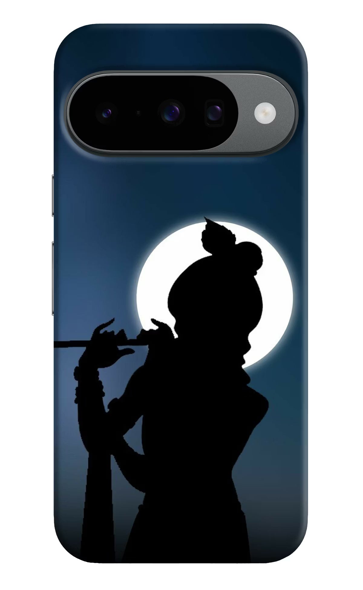 Shri Krishna Silhouette Google Pixel 10 Hard Case Back Cover by Casekaro