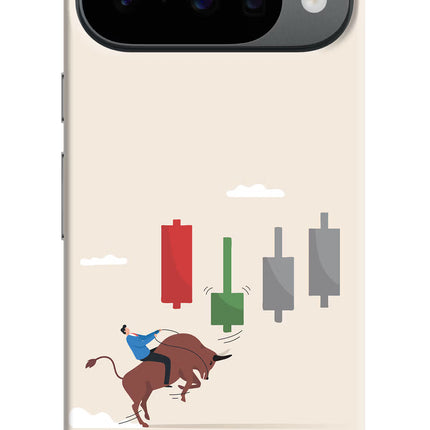 Bull Trading Momentum Google Pixel 10 Hard Case Back Cover by Casekaro