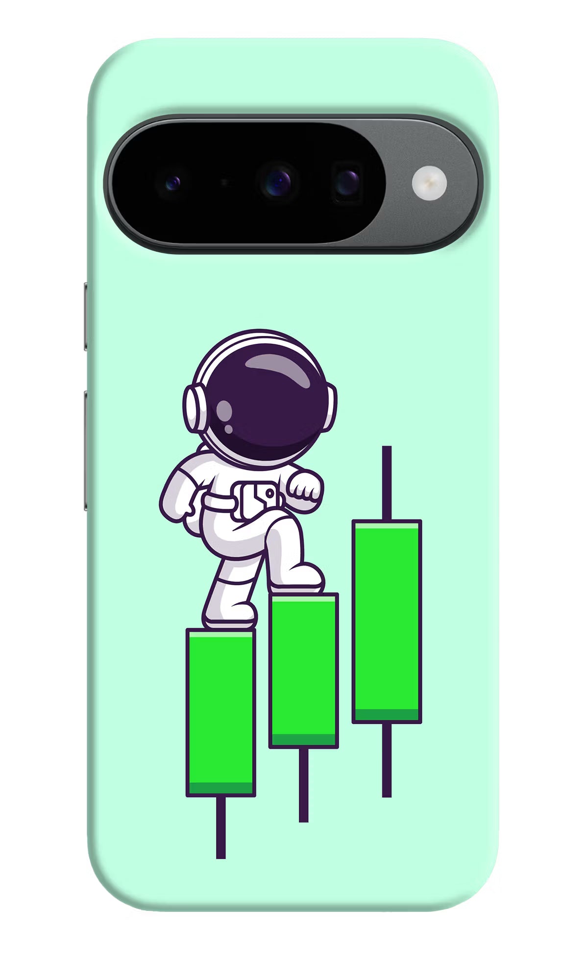 Astronaut Trader Google Pixel 10 Hard Case Back Cover by Casekaro