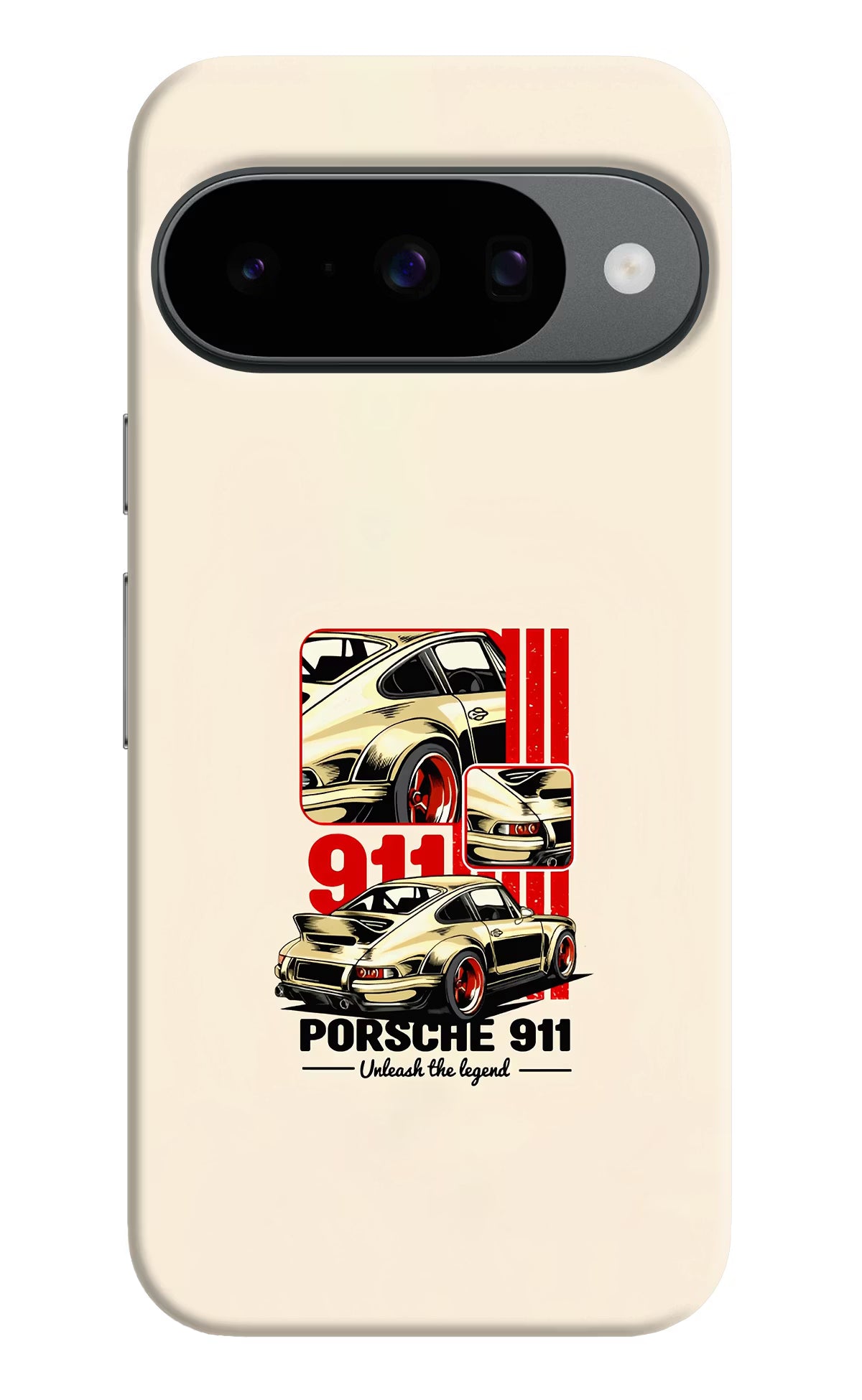 Classic Porsche 911 Google Pixel 10 Hard Case Back Cover by Casekaro