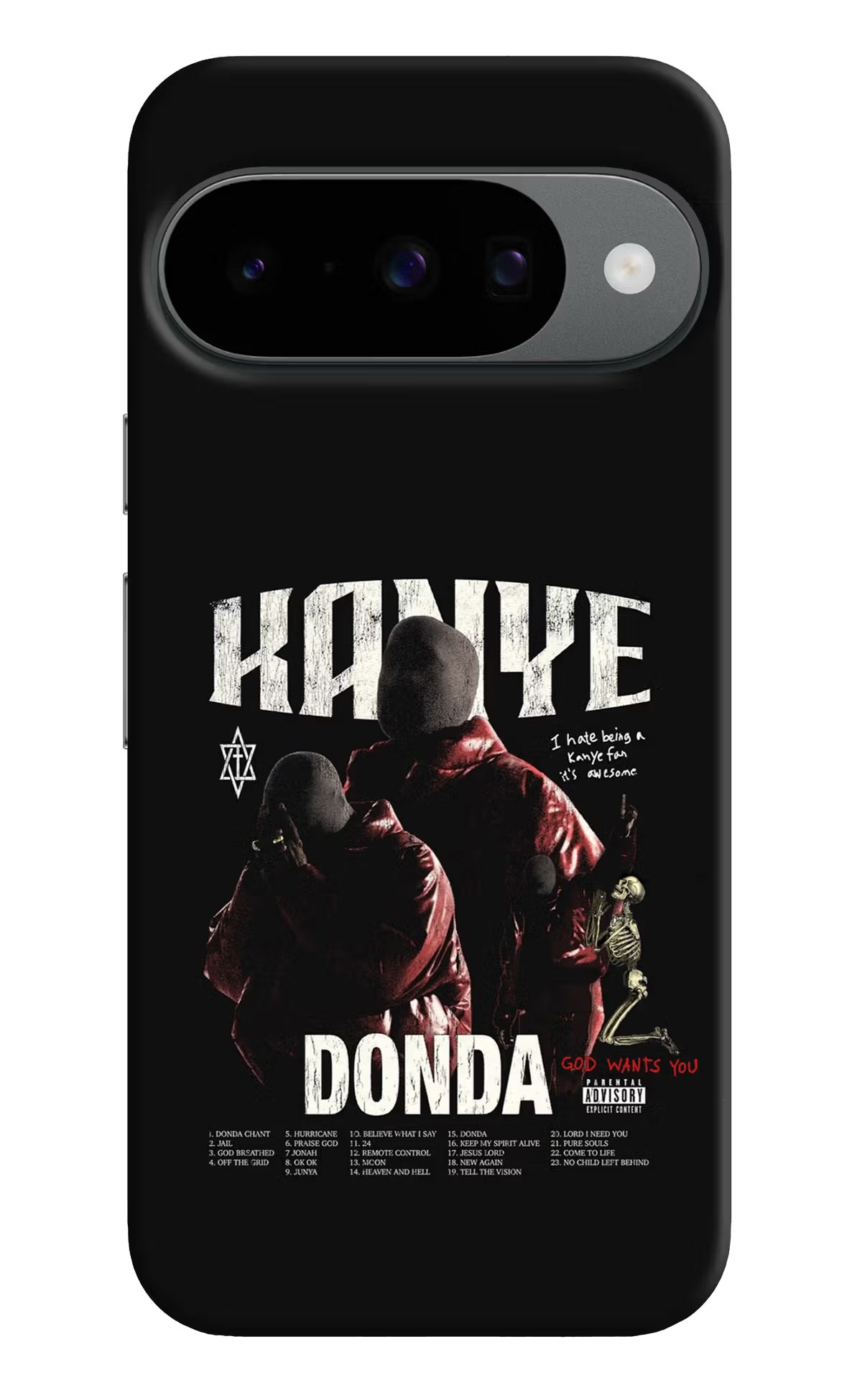Donda Kanye West Google Pixel 10 Hard Case Back Cover by Casekaro
