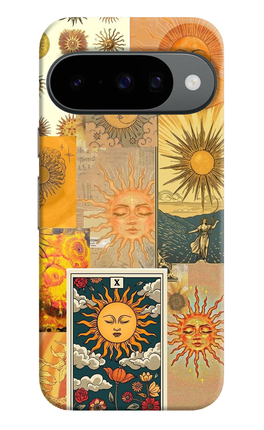 Sun Google Pixel 10 Back Cover, Hard case