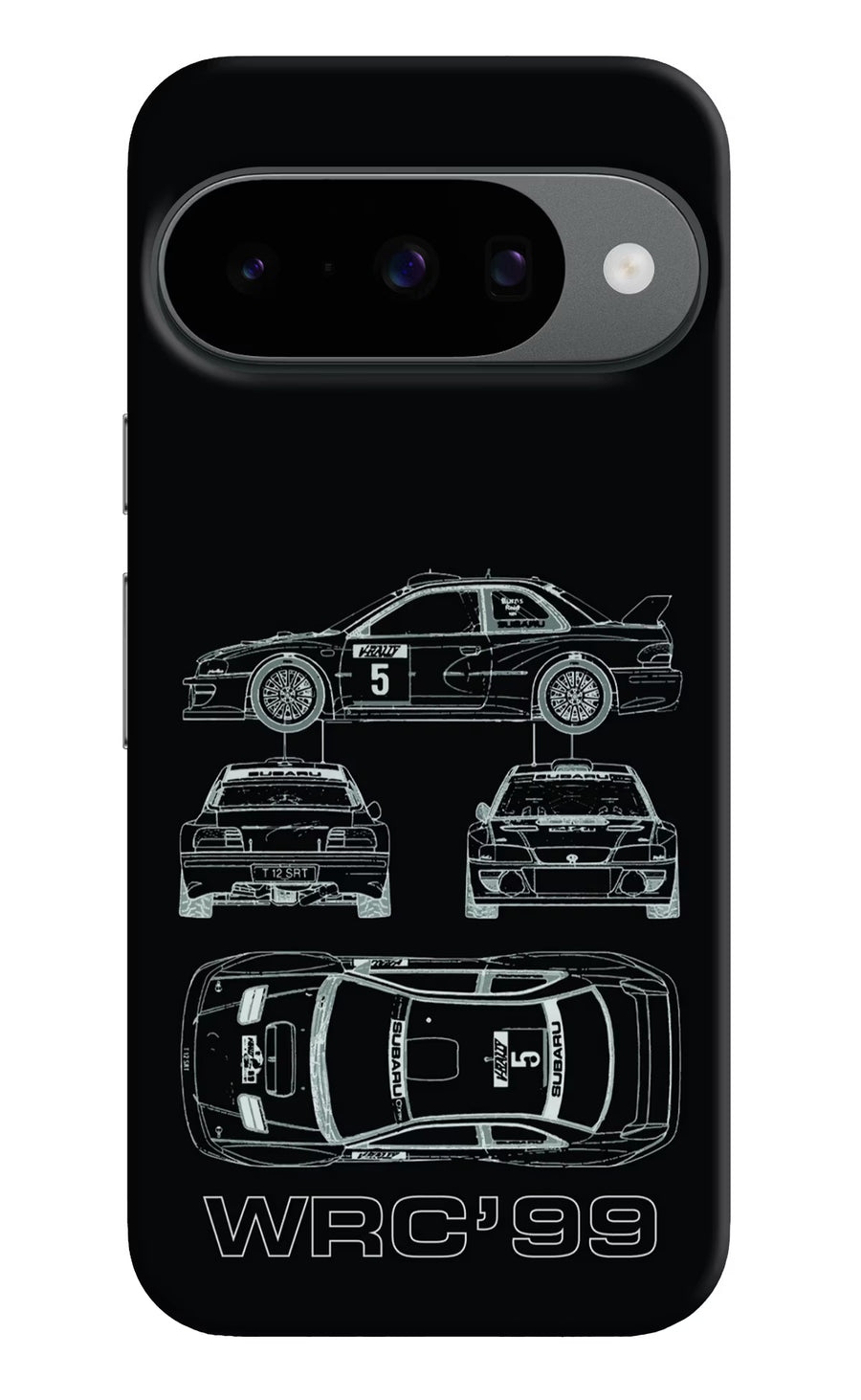 WRC'99 Google Pixel 10 Back Cover, Hard case