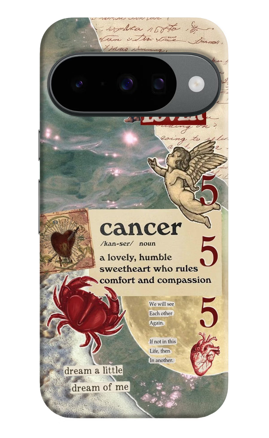 Cancer Zodiac Google Pixel 10 Back Cover, Hard case