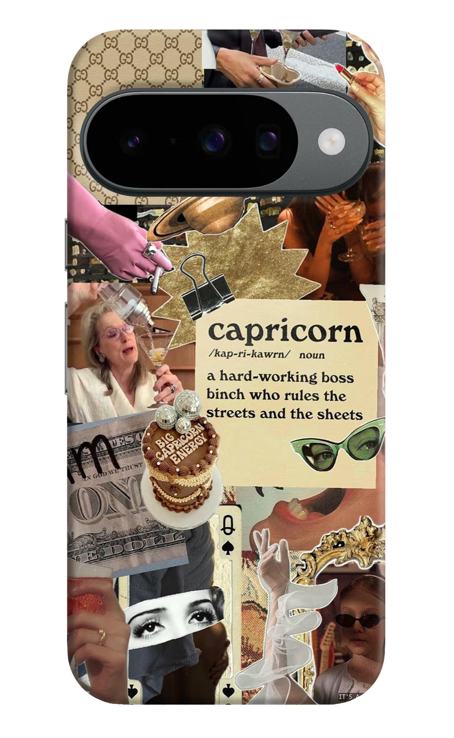Capricorn Zodiac Google Pixel 10 Back Cover, Hard case
