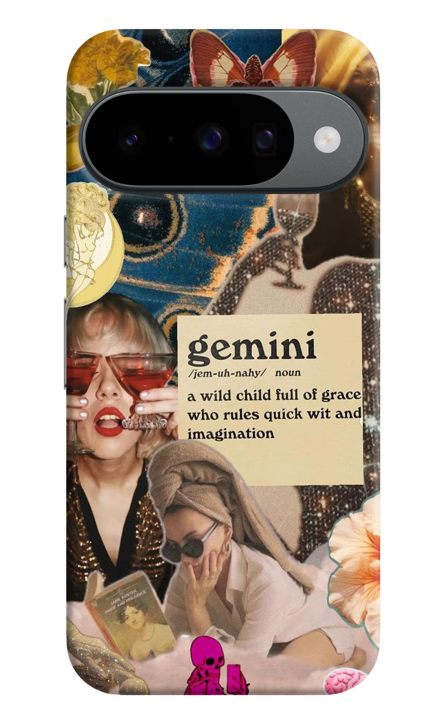 Gemini Zodiac Google Pixel 10 Back Cover, Hard case