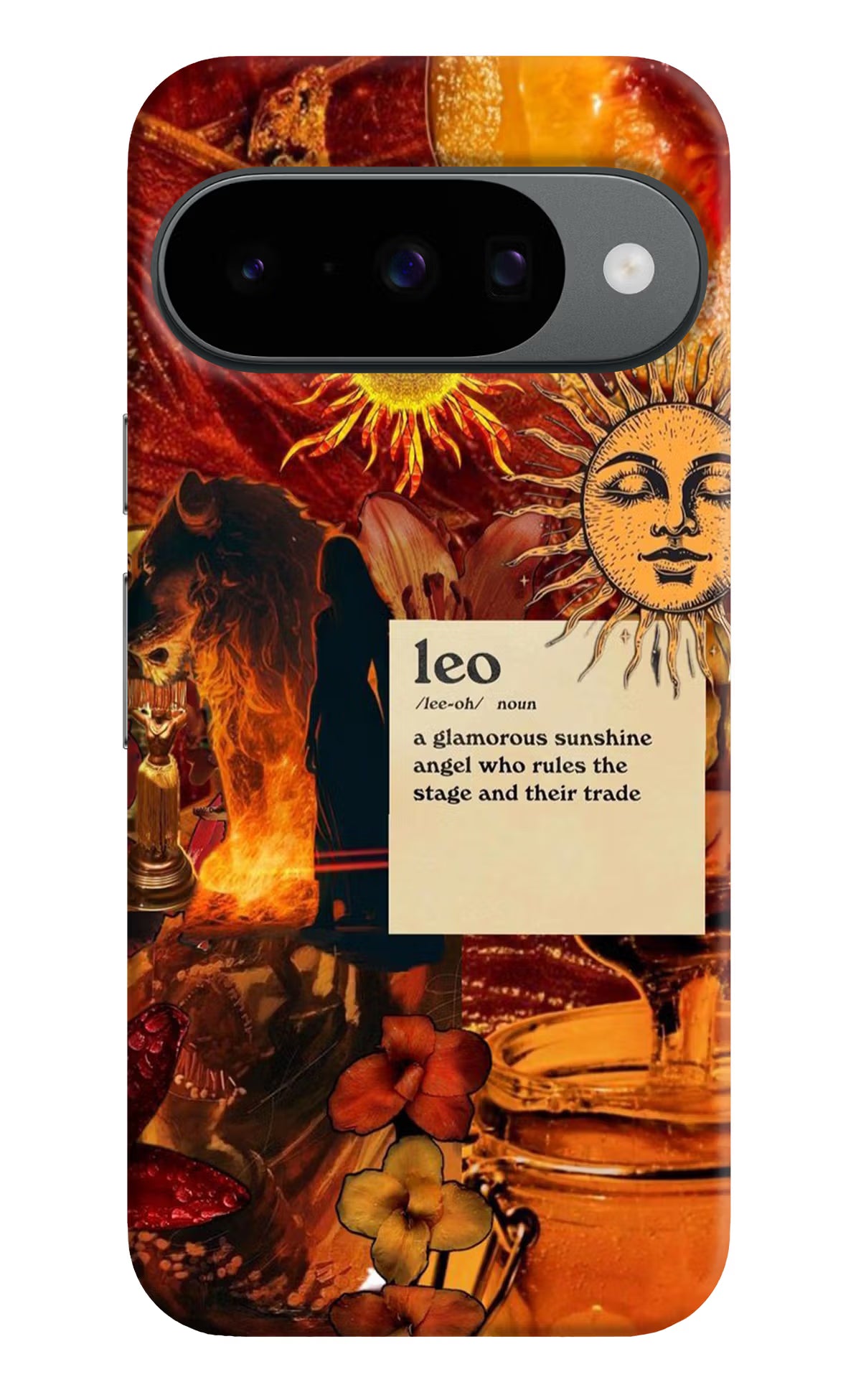 Leo Zodiac Google Pixel 10 Hard Case Back Cover by Casekaro