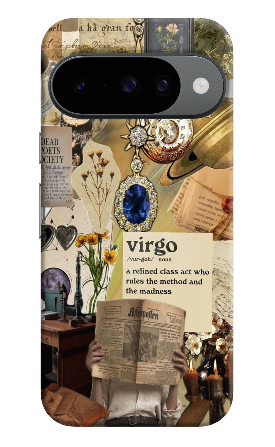 Virgo Zodiac Google Pixel 10 Back Cover, Hard case