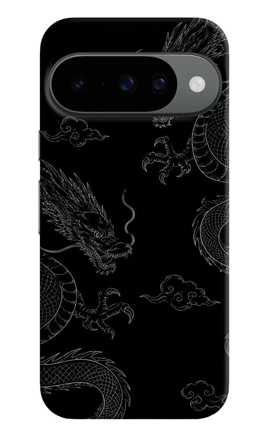 Twin Dragons Google Pixel 10 Hard Case Back Cover by Casekaro