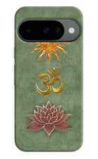 Om & Lotus Google Pixel 10 Back Cover
