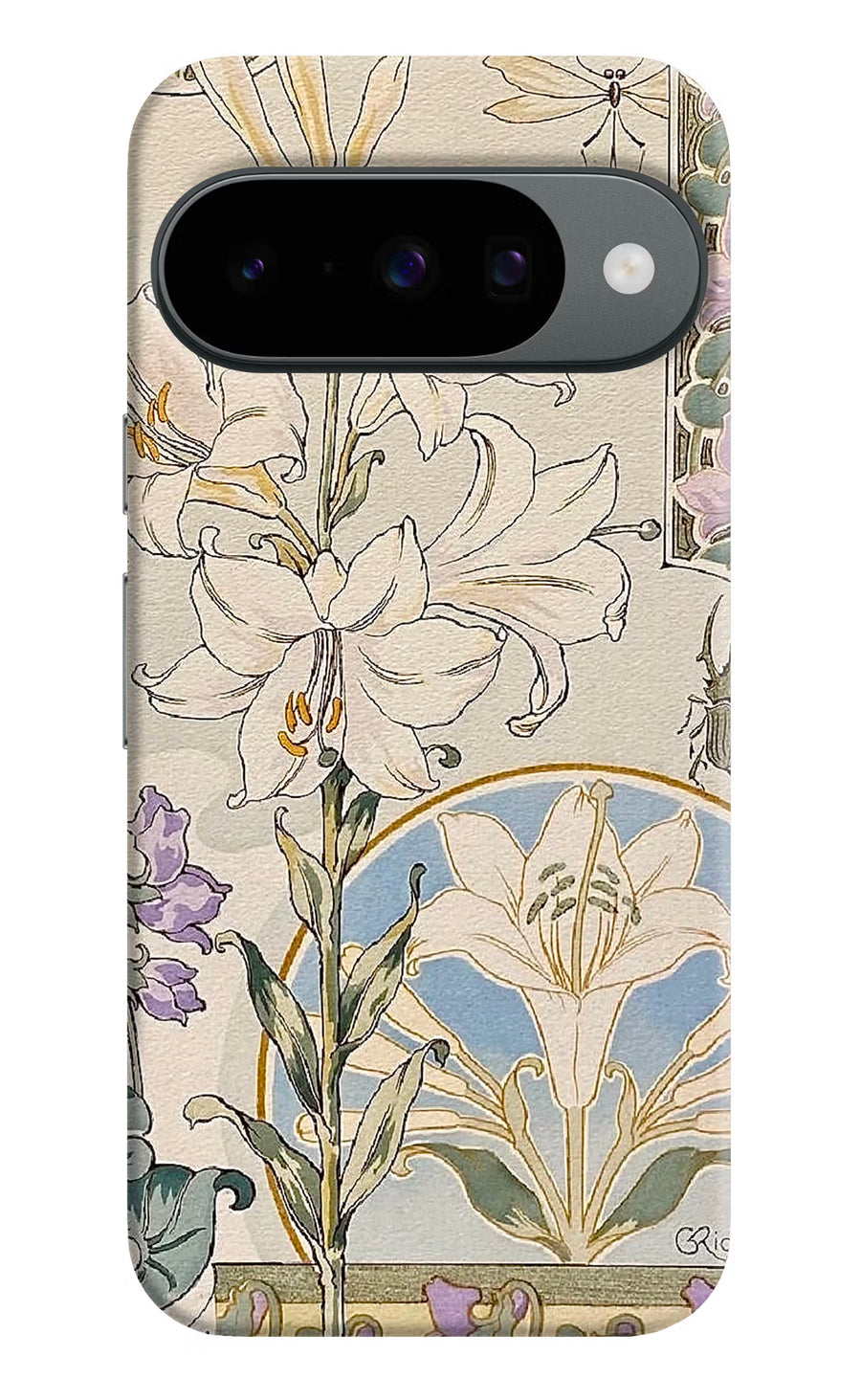 White Lily Google Pixel 10 Back Cover, Hard case