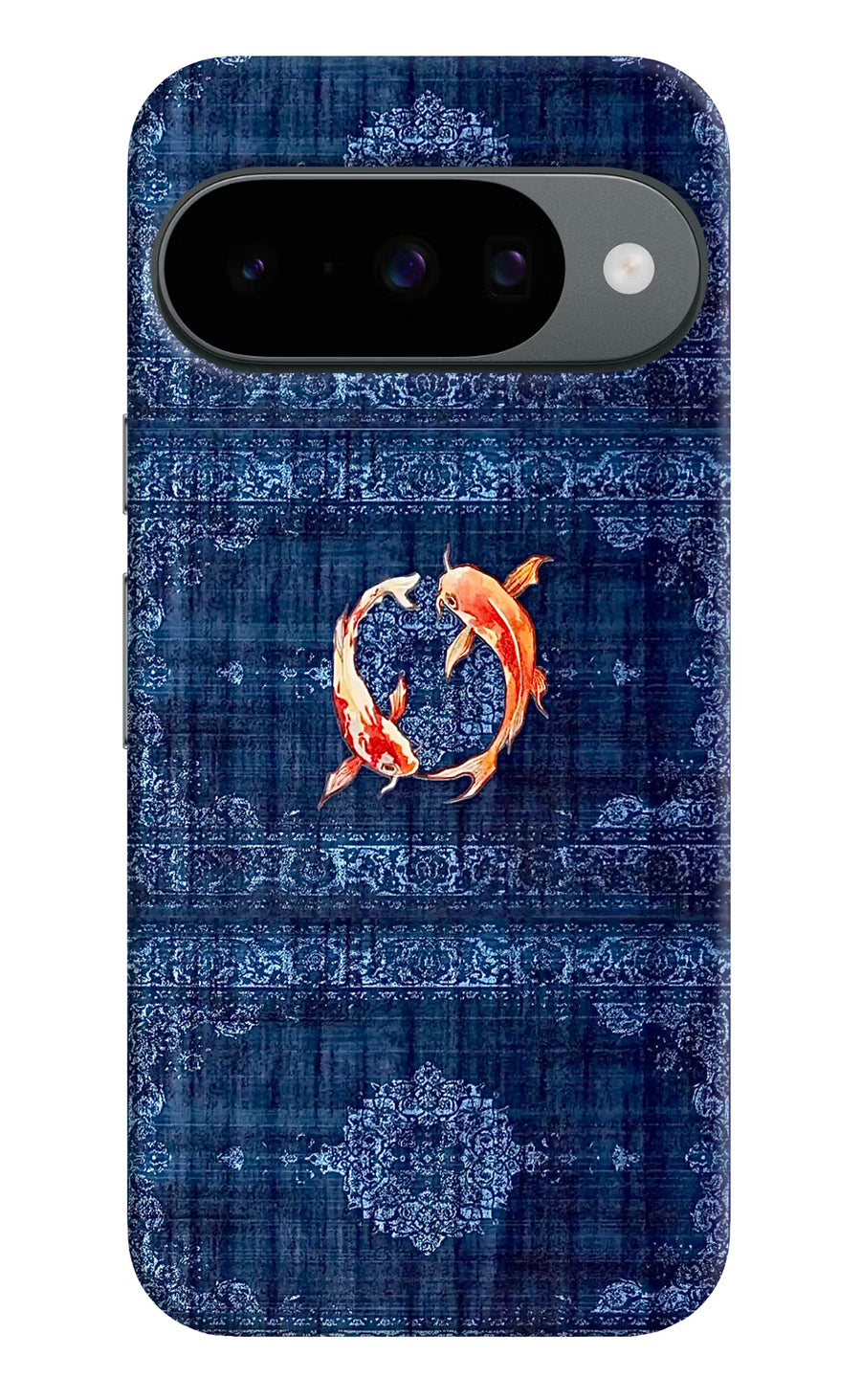 Koi Blue Google Pixel 10 Back Cover, Hard case