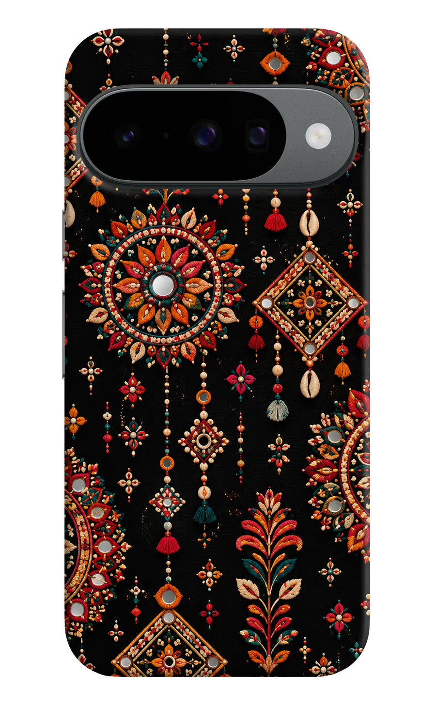 Boho Noir Google Pixel 10 Back Cover, Hard case