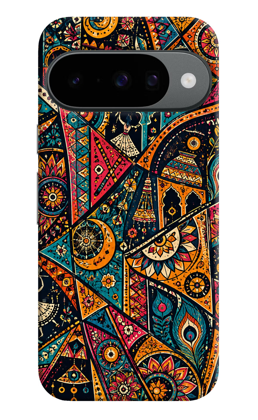 Folk Print Google Pixel 10 Back Cover, Hard case