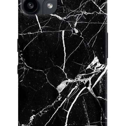 Black Marble Pattern Nothing Phone 3A Lite Back Cover