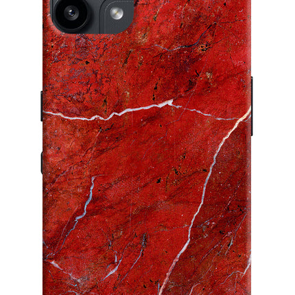 Red Marble Design Nothing Phone 3A Lite Back Cover
