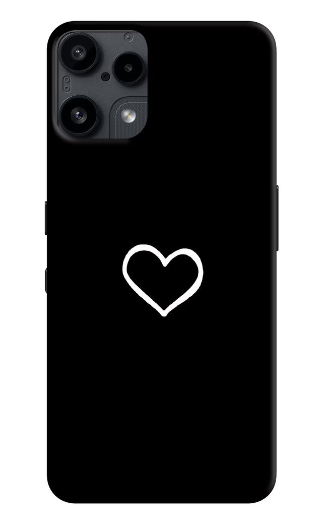 Heart Nothing Phone 3A Lite Back Cover