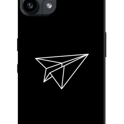 Paper Plane White Nothing Phone 3A Lite Back Cover