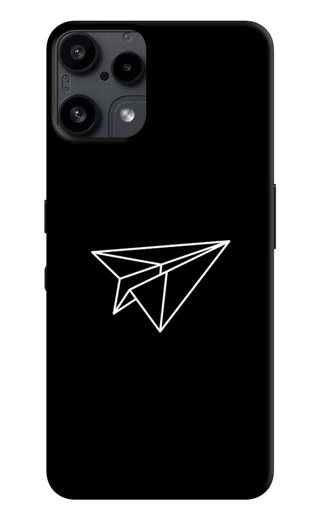 Paper Plane White Nothing Phone 3A Lite Back Cover