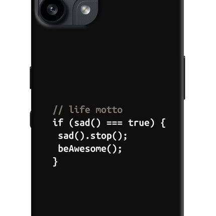Life Motto Code Nothing Phone 3A Lite Back Cover
