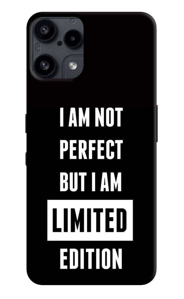I Am Not Perfect But I Am Limited Edition Nothing Phone 3A Lite Back Cover