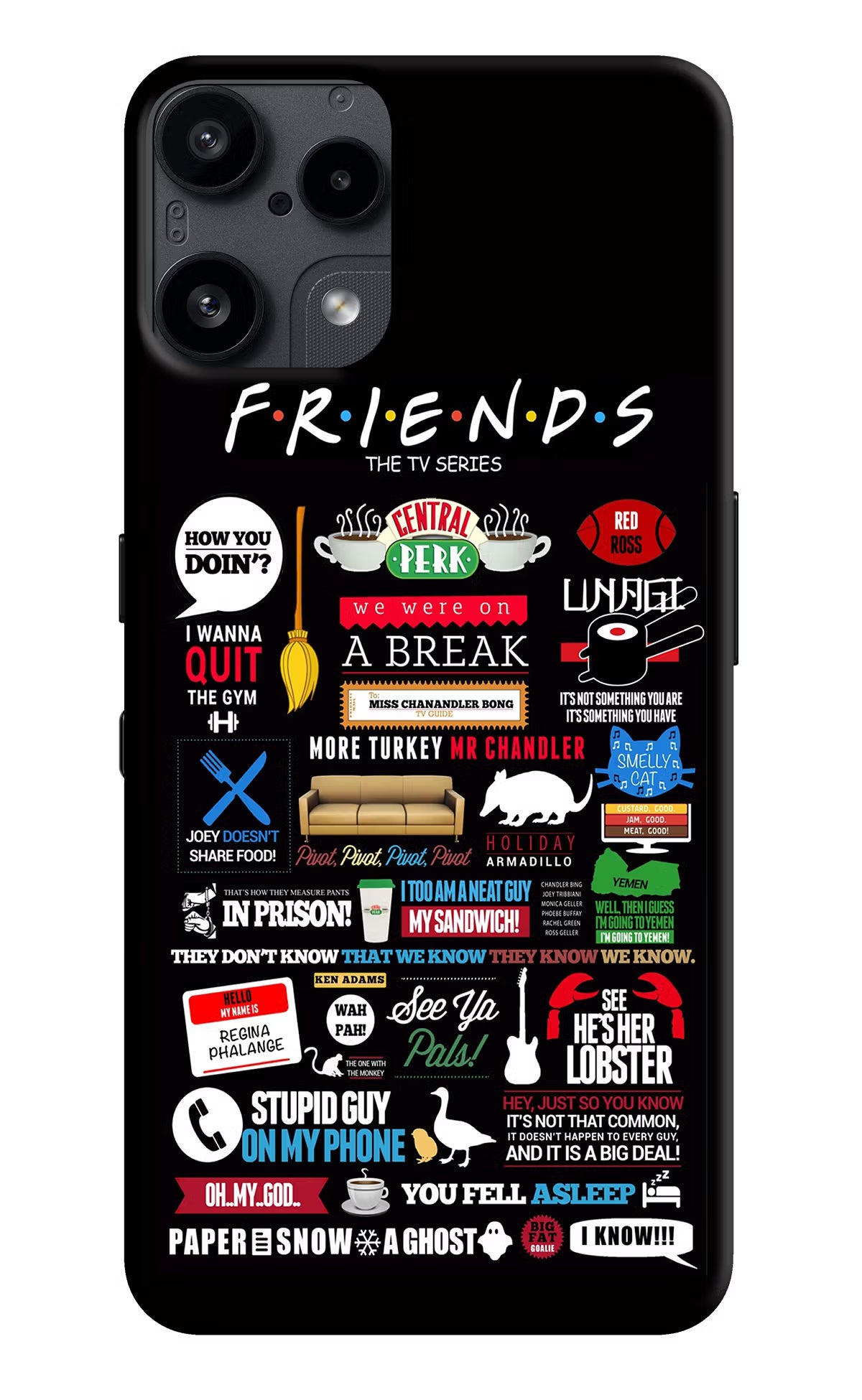 FRIENDS Nothing Phone 3A Lite Back Cover