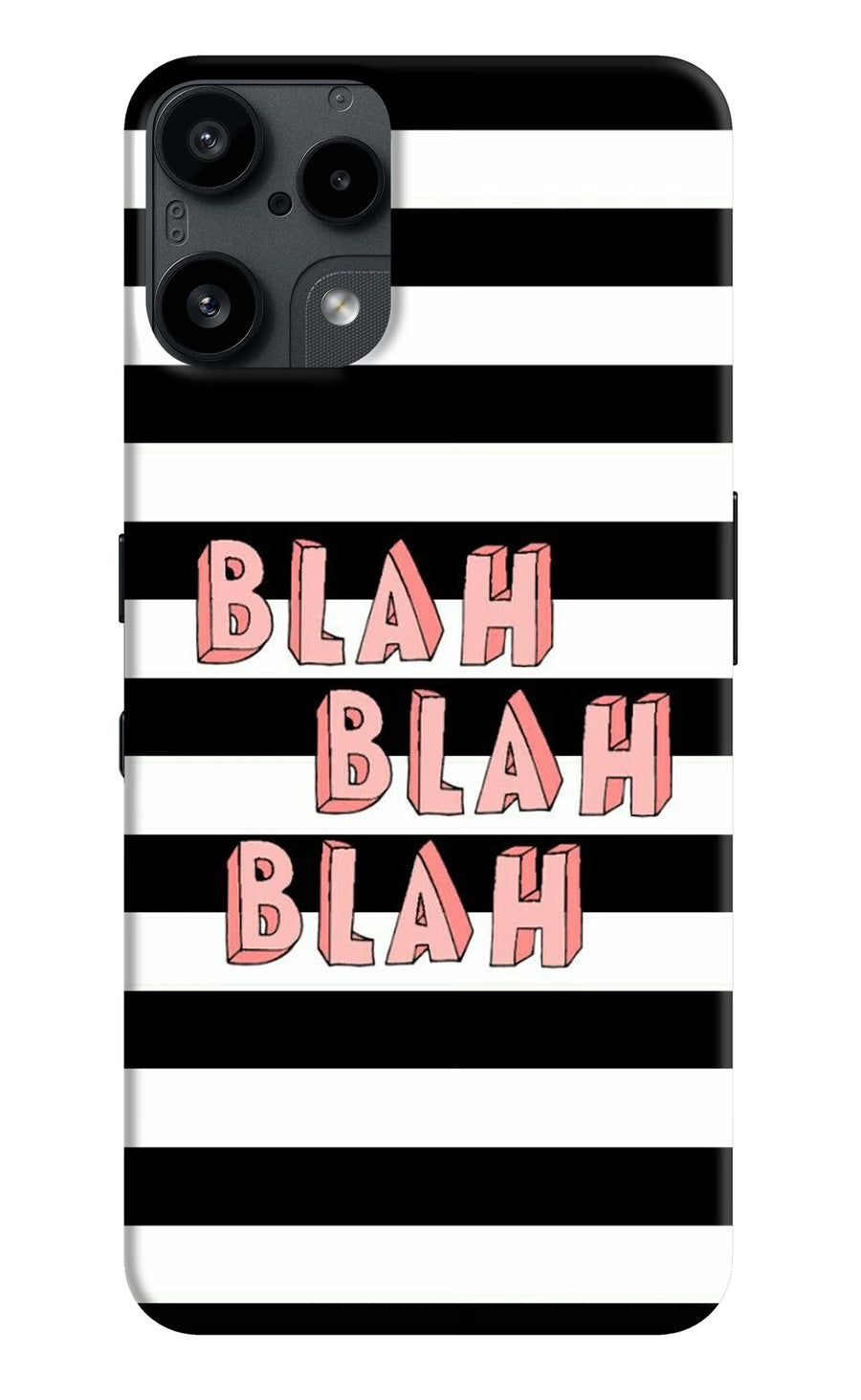 Blah Blah Blah Nothing Phone 3A Lite Back Cover, Hard case