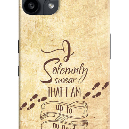 I Solemnly swear that i up to no good Nothing Phone 3A Lite Back Cover