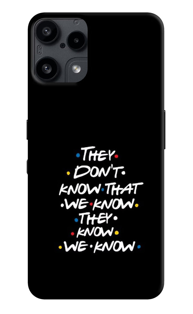 FRIENDS Dialogue Nothing Phone 3A Lite Back Cover