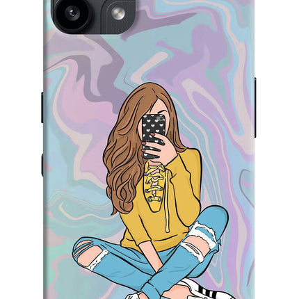 Selfie Girl Nothing Phone 3A Lite Back Cover
