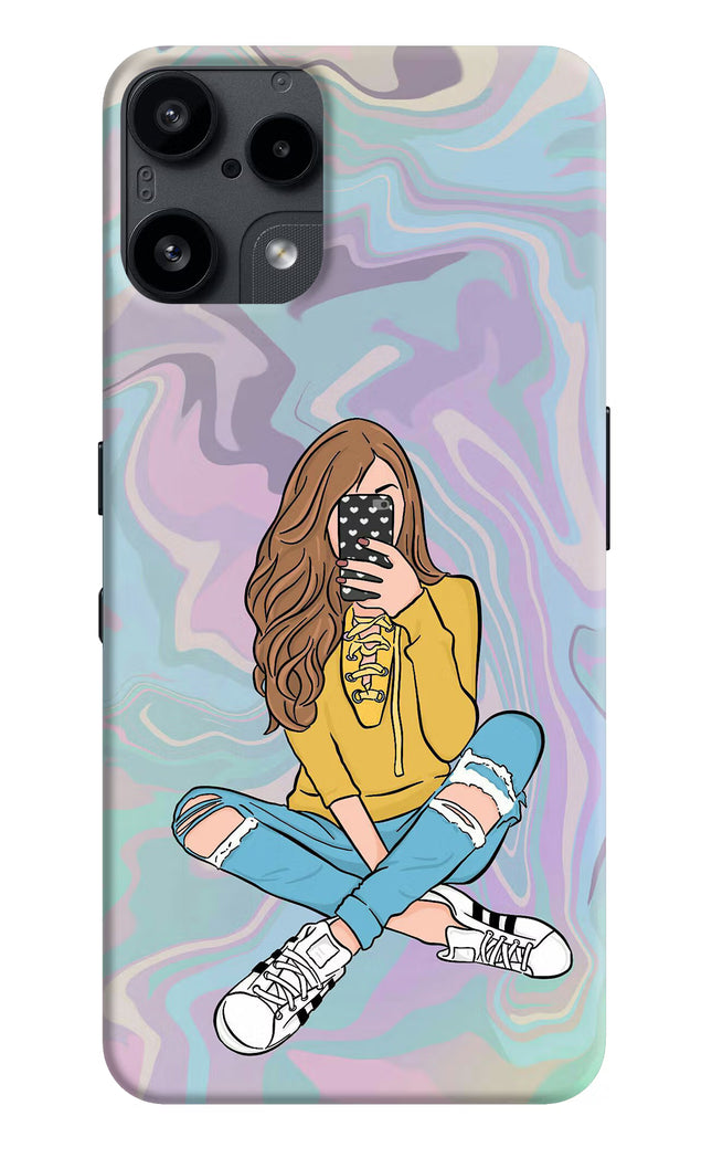 Selfie Girl Nothing Phone 3A Lite Back Cover
