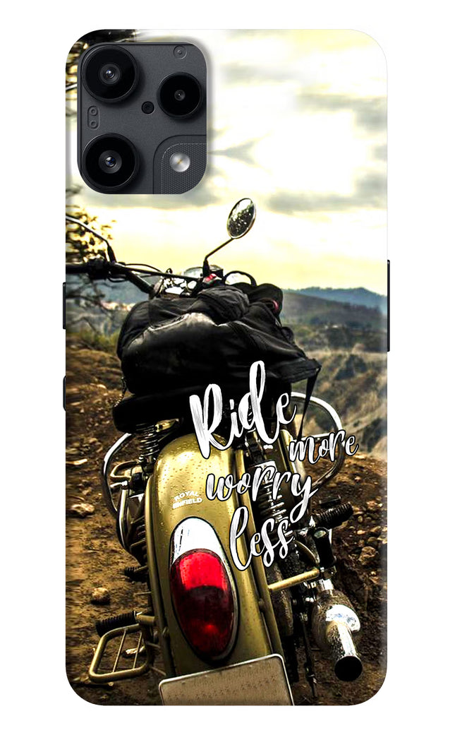 Ride More Worry Less Nothing Phone 3A Lite Back Cover