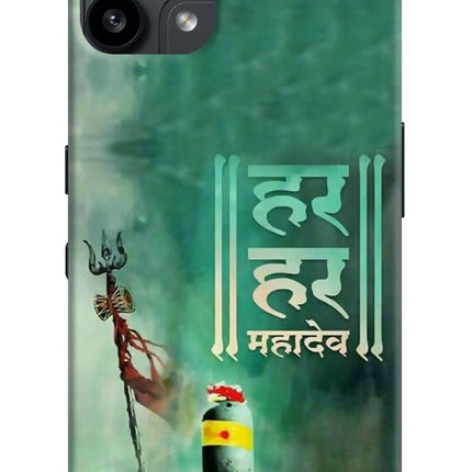 Har Har Mahadev Shivling Nothing Phone 3A Lite Back Cover