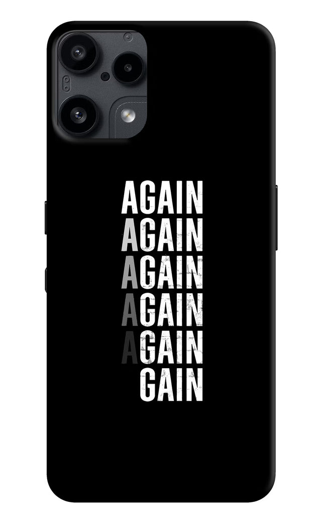 Again Again Gain Nothing Phone 3A Lite Back Cover