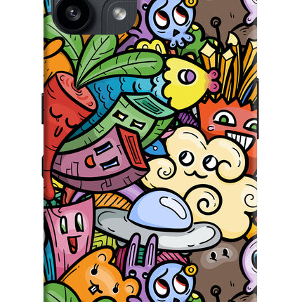 Veggie Doodle Nothing Phone 3A Lite Back Cover