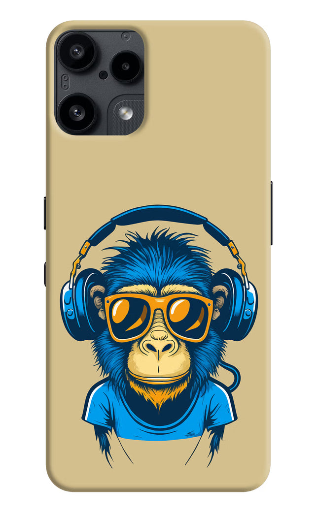 Monkey Headphone Nothing Phone 3A Lite Back Cover