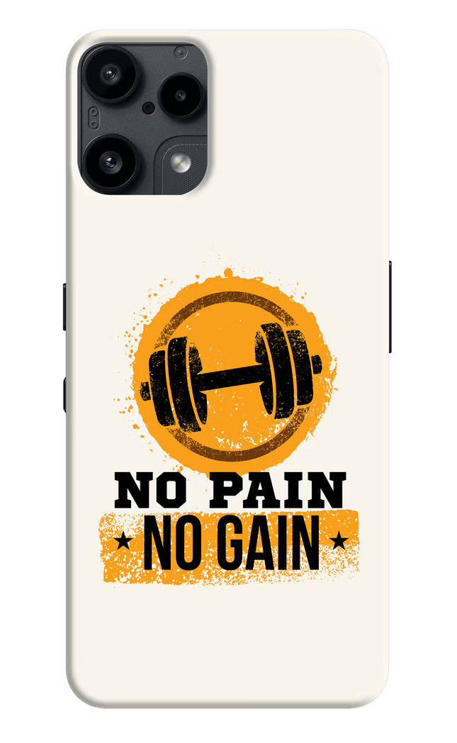 No Pain No Gain Nothing Phone 3A Lite Back Cover