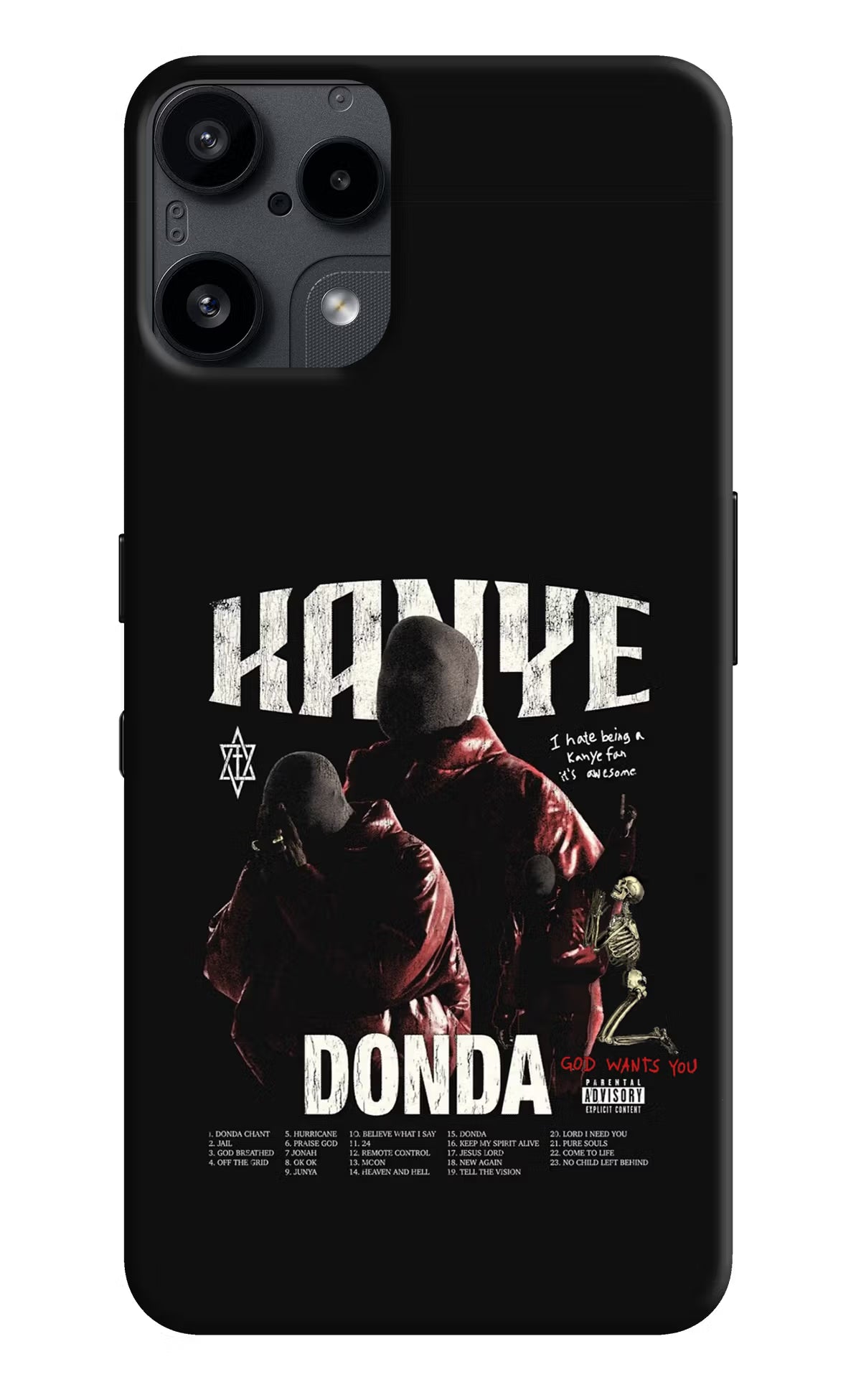 Donda Kanye West Nothing Phone 3A Lite Back Cover