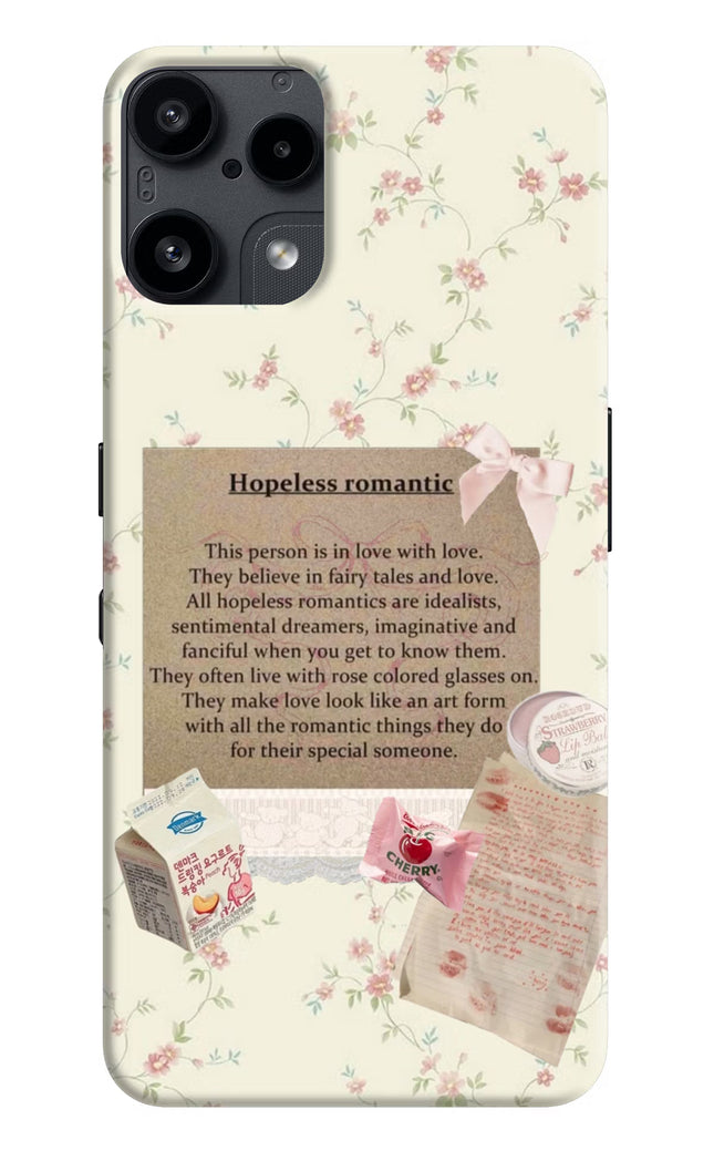 Hopeless Romantic Nothing Phone 3A Lite Back Cover